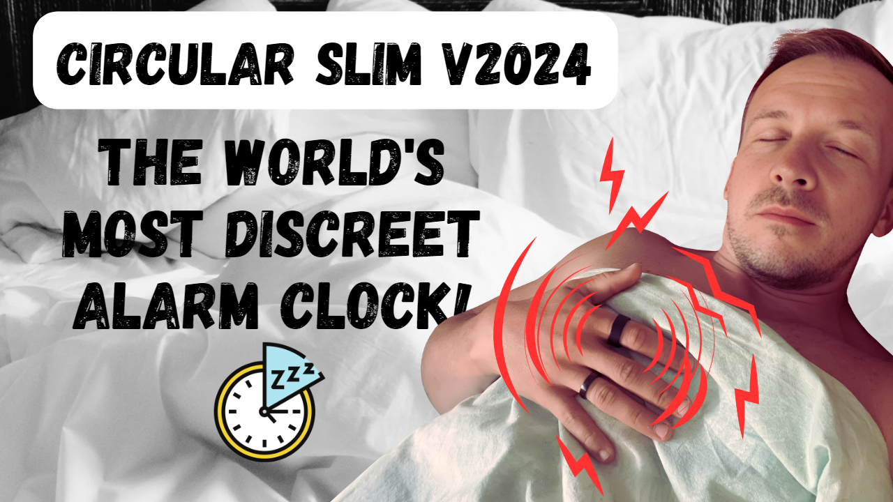 Circular Slim v2024 - the world's most discreet alarm clock!