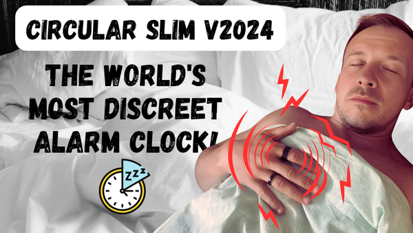 Circular Slim v2024 - the world's most discreet alarm clock!